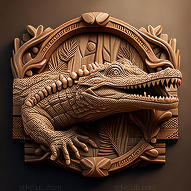 3D model st crocodile (STL)